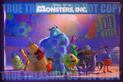 Monsters Inc Sulley Mike Boo Celia Randal Disney Movie Poster 24X36 New MONI