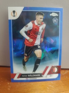 2022-23 Topps Chrome Sapphire UEFA Competitions Patrik Wålemark #182   Rookie