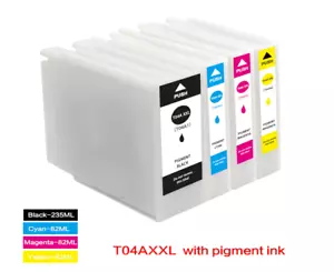 4pcs Compatible Ink Cartridge For Epson WorkForce Pro WF-C8190 C8690 C8610 - Picture 1 of 2
