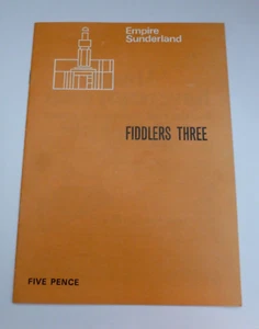 Peggy Mount Fiddlers Three Sunderland Theatre Program & Flyer 1973 - Picture 1 of 5