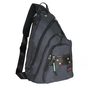 Sling Backpack Sling Bag Laptop Crossbody Bag Men Shoulder Laptop - Blue - Picture 1 of 7