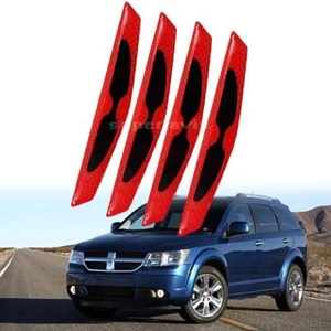 4pcs Door Anti-collision Strip Warning Decorative Sticker For Dodge Journey - Picture 1 of 16