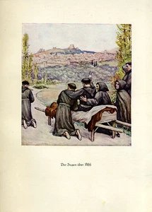 Franziskus -- Der Segen über Assisi - Coloriert - aus 1931   - Picture 1 of 1