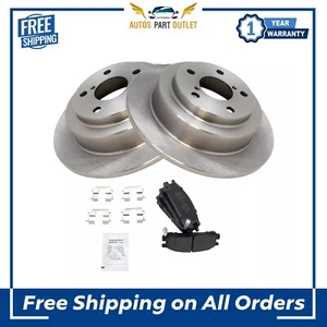 New Rear Posi Metallic Brake Pad & Rotor Kit For 1990-1999 Subaru Legacy Impreza - Picture 1 of 5