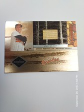 2004 Leaf Limited Brooks Robinson Lumberjacks GU Bat #51/100 Baltimore Orioles