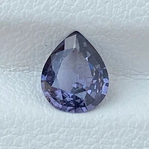 0,94 quilates zafiro violeta natural corte pera cumpleaños joya regalo piedras preciosas sueltas - Imagen 1 de 5