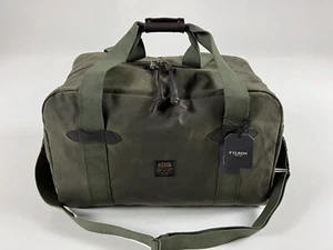 FILSON MEDIUM TIN CLOTH DUFFLE BAG OTTER GREEN OS NWT - Picture 1 of 24