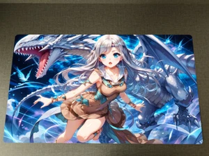 WVICM Alfombra de Juego Doncella con Ojos de Azul TCG CCG Almohadilla de Juego de Cartas Coleccionables Alfombra de Juego - Imagen 1 de 6