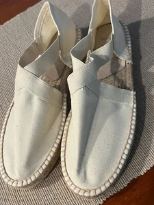 J Jill espadrille natural color canvas size 9 new without box - Picture 1 of 8