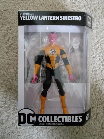 The Yellow Lantern Sinestro DC Direct Collectibles DC Essentials 7" Figure Cover