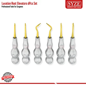 Dental Twist Point Wurzelaufzüge Luxierende Zahnextraktion Chirurgisch 6er Set - Bild 1 von 3