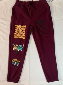 Neff Burgundy Sweatpants ~ Never Worn~ S M L XL ~ - Picture 1 of 6
