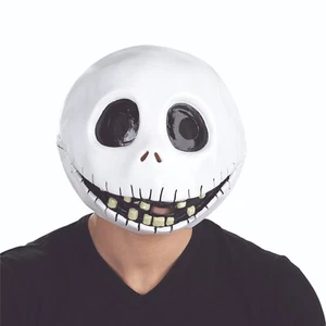 Disguise Nightmare Before Christmas Adult Jack Skellington Latex Full Mask - Picture 1 of 2