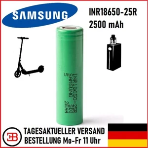 2x Samsung INR 25R | Li-Ion Akku | Kapazität 2500mAh 20A Akku für E-Zigarette