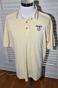 GREG NORMAN LEGENDS CLUB OF TENNESSEE YELLOW PLAY DRY GOLF Shirt XL CHEST 50 - Picture 1 of 5