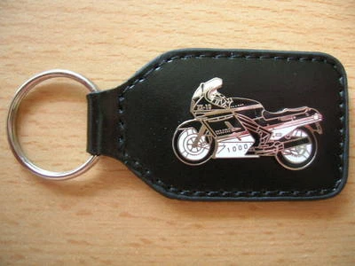 Schlüsselanhänger Kawasaki ZX10 ZX 10 schwarz/weiss Art 0017 Keyring Portachiavi - Bild 1 von 4