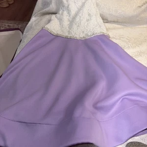 Lilt Lavender and White Girls Dress - Size 7 - Picture 1 of 5