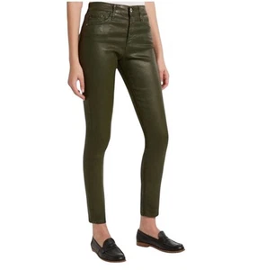 AG Adriano Goldschmed The Farrah Skinny Ankle High Rise Jeans Size 31 Green - Picture 1 of 10