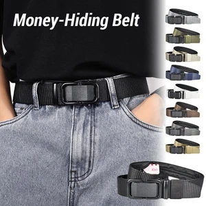 Money-Hiding Belt Cash Anti Theft Belt Waist Bag Portable Hidden Money Strap - Foto 1 di 23