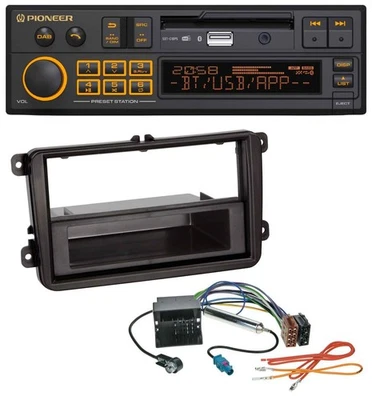 Pioneer DAB MP3 USB Bluetooth Autoradio für Skoda Praktik / Superb / Yeti - Bild 1 von 4