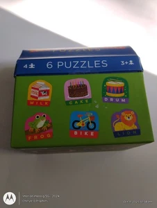 NEW CROCODILE CREEK Four Letter Word Puzzles 6 Puzzles for Ages 3+ - Picture 1 of 4