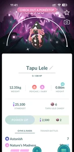 Glänzender Tapu Lele Spezial Hintergrund - P T C - Beschreibung lesen - Bild 1 von 1