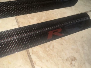 Genuine Honda Civic Type R Carbon Doorstep Garnishes (** Type R FK8 From 2018**) - Picture 1 of 9