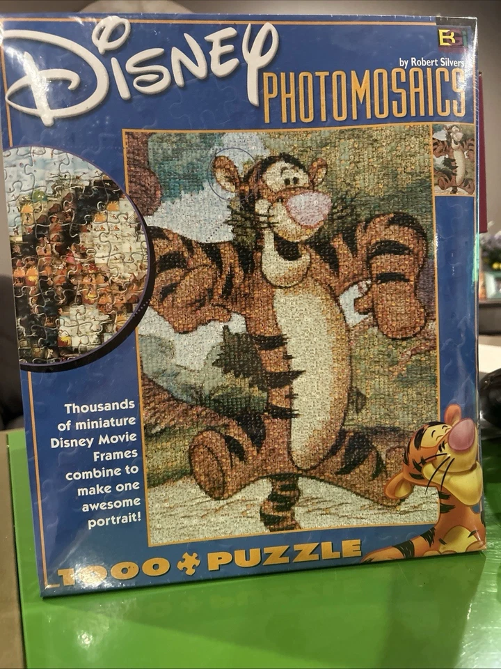 NEW Buffalo Disney Photomosaics Tigger 1000 Piece Jigsaw Puzzle Robert Silvers - Image 1 of 1