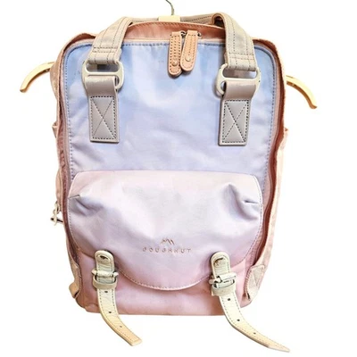 Mochila Donut Macaroon Tamaño Completo Pastel Sky Series Rosa Púrpura Azul Foto 1 de 4