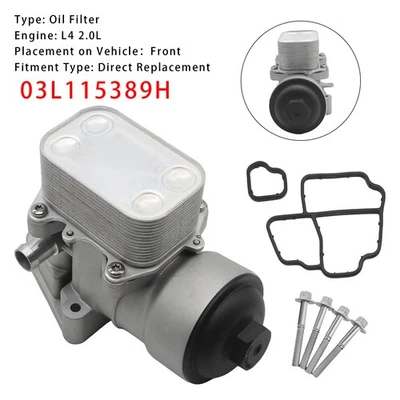 New Engine Oil Filter Housing For Volkswagen Passat 2012-2014 L4 2.0L Turbo A16 - Image 1 of 4