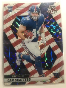 Cam Skattebo 2025 Mosaic #305 ROOKIE RC RED WHITE STRIPE PRIZM SSP NICE GIANTS - Picture 1 of 2