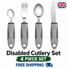3 Piece Disability Aid Cutlery Set Elderly Eating Grip Arthritis Parkinsons