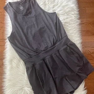 Sweaty Betty Gaia Yoga Sleeveless Romper Gray with Pockets Size XL - Picture 1 of 6