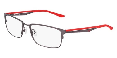 Novos óculos Nike NK-4315 076 cetim Gunmetal e vermelho universitário 55/17/145 - Imagem 1 de 3