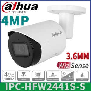Dahua IPC-HFW2441S-S 4MP SMD+ PoE In Mic IR WizSense WDR IP Camera 3.6mm White - Picture 1 of 17