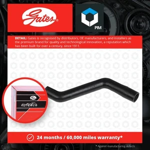 Radiator Hose fits OPEL CORSA B 1.4 Lower 94 to 00 X14XE Coolant Gates 1337322 - Picture 1 of 2