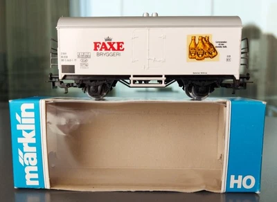 Märklin H0 4567 FAXE-Bierwagen der DSB, nie gefahren, blaue OVP - Bild 1 von 4