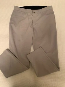 Calvin Klein Mens Slim-Fit Modern Stretch Chino Pants Gray Size 38x32 40VM614 - Picture 1 of 12