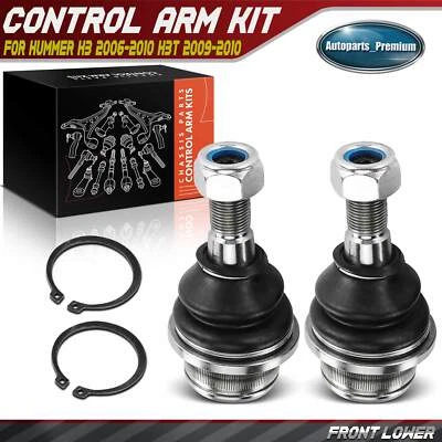 2x Kit de rótula lateral inferior delantera para Hummer H3 2006-2010 H3T 2009-2010 4 puertas Foto 1 de 4