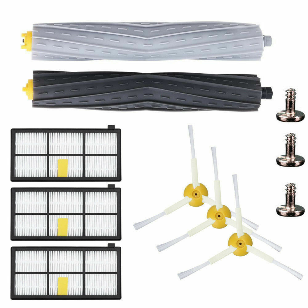 Kit 9 Filtres HEPA Compatibles Roomba 800 Et 900 - Pièces De Rechange Pour Roomba 860, 880, 960, 980… - Entretien Aspirateur Robot - 12