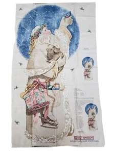 Pannello Porta Babbo Natale Margherita Regno 35x60 #1670 Tessuto Sandi Gore Evans - Foto 1 di 5