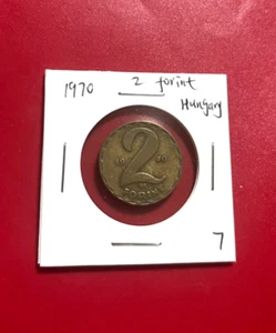 1970 2 FORINTS HUNGARY COIN - NICE WORLD COIN !!! - Picture 1 of 2
