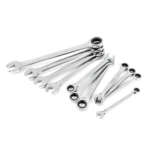 HUSKY Ratcheting Metric Combination Wrench Set (11-Piece) - Picture 1 of 7