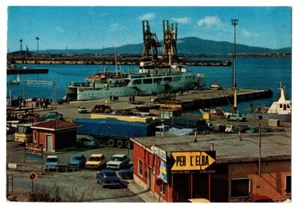 PIOMBINO VEDUTA DEL PORTO - LIVORNO PROVINCIA - viaggiata 1985 - Foto 1 di 2