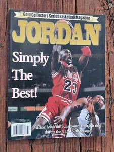 1996 Gold Collectors Series Basketball Magazine MICHAEL JORDAN Simply The Best - Picture 1 of 10