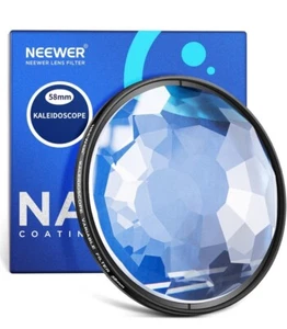 NEEWER 58mm Kaleidoscope Prism Photography Crystal Glass Effect Lens Filter - Picture 1 of 5