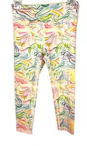 Athleta Girl High Rise Printed Chit Chat Capri Size XL/14 - Picture 1 of 4