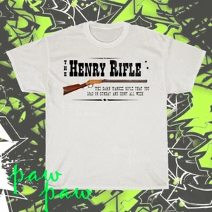 Brand New Henry Repeating Arms Firearms American T-Shirt Funny Size S to 5XL - Picture 1 of 5