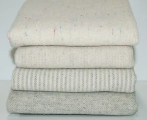 HAND DYED RUG HOOKING WOOL Mill-Dyed ~ "SNOW PATROL-III" (4-pc. Combo) - Picture 1 of 14