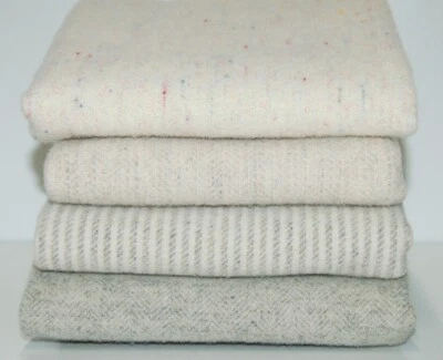 HAND DYED RUG HOOKING WOOL Mill-Dyed ~ "SNOW PATROL-III" (4-pc. Combo) - Image 1 of 4